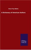 Dictionary of American Authors