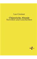 Chinesische Abende: Novellen und Geschichten(German)