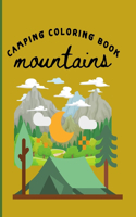 Camping Coloring Book - Mountains