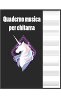quaderno musica per chitarra