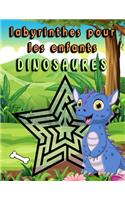 labyrinthes pour les enfants - dinosaures-
