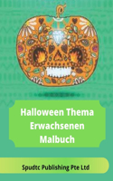 HalloweenThema Erwachsenen Malbuch