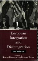 European Integration and Disintegration