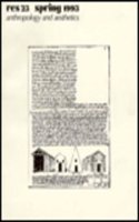 RES: Anthropology and Aesthetics: Volume 23