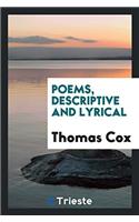Poems, Descriptive and Lyrical