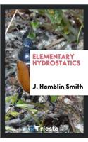 Elementary Hydrostatics