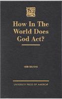 How in the World Does God Act?