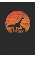 Giraffe Safari: Small Lined Notebook - Gift For Giraffe Fans