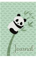 Journal: Cute, Panda Sleeping in a Tree Design for Kids - Great Notebook for Children to Use for at School or for Fun - Composition Notebook or Diary - Compa