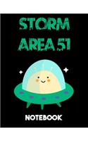 Storm Area 51 Notebook