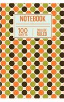 Notebook 100 Sheets College Ruled