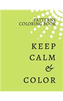 Keep Clam & Color Patterns Coloring Book