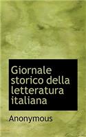 Giornale Storico Della Letteratura Italiana