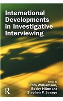 International Developments in Investigative Interviewing