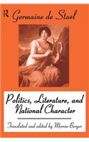 Politics, Literature and National Character