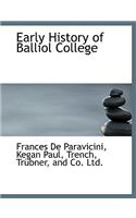 Early History of Balliol College