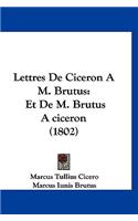 Lettres de Ciceron A M. Brutus