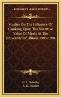 Studies on the Influence of Cooking Upon the Nutritive Value of Meats at the University of Illinois 1903-1904