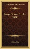 Essays of John Dryden (1900)