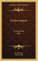 Codice Autografo