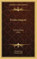 Il Codice Autografo