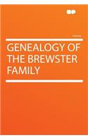 Genealogy of the Brewster Family