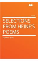 Selections from Heine's Poems