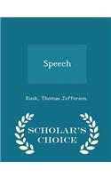Speech - Scholar's Choice Edition
