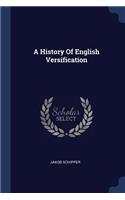 A History Of English Versification