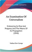 Examination Of Universalism