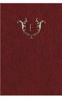 Monogram "f" Grid Notebook
