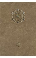 Monogram Leo Notebook: Blank Diary Journal Log Notebook(74 Monogram Raw 150 Lined)