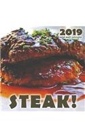 Steak! 2019 Mini Wall Calendar