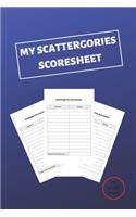 MY Scattergories Score sheet