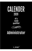 Calendar 2020 for Administrators / Administrator
