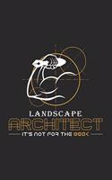 Landscape architect: 6x9 Architect - lined - ruled paper - notebook - notes