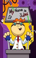 My Name is Juliet: Fun Mad Scientist Themed Personalized Primary Name Tracing Workbook for Kids Learning How to Write Their First Name, Handwriting Practice Paper with