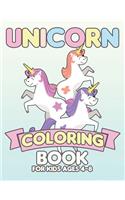 Unicorn Coloring Book for Kids Ages 4-8