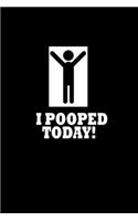 I Pooped Today!: Hangman Puzzles - Mini Game - Clever Kids - 110 Lined Pages - 6 X 9 In - 15.24 X 22.86 Cm - Single Player - Funny Great Gift