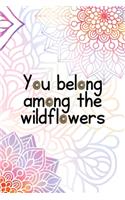 You Belong Among The Wildflowers