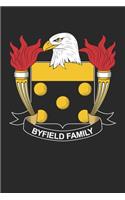 Byfield: Byfield Coat of Arms and Family Crest Notebook Journal (6 x 9 - 100 pages)