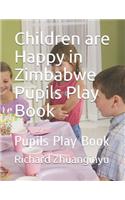 Children Are Happy in Zimbabwe Pupils Play Book