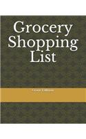 Grocery Shopping List