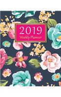 2019 Weekly Planner: A Year - 365 Daily - 52 Week-Daily Weekly Monthly Planner Calendar, Journal Planner and Notebook, Agenda Schedule Organizer, Appointment Notebook, A