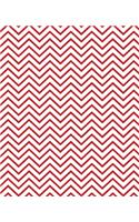 School Composition Book Zig Zag Pattern Design 130 Pages