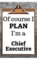 Of Course I Plan I'm a Chief Executive