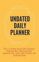 Undated Daily Planner: (Undated Daily Planner)