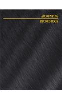 Accounting Record Book: Columnar Ruled Ledger, 4 Columns, 8.5x11 Inches, 128 Pages