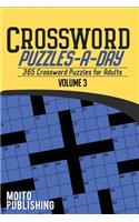 Crossword Puzzles-A-Day: 365 Crossword Puzzles for Adults Volume 3