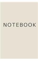 Notebook: (6 x 9) Primary Writing Journal, 100 Pages, Smooth Matte Cover